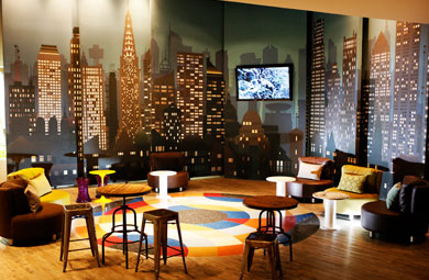 Teen lounge de alta tecnologia
