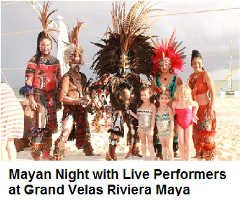 Mayan Lights with Live performers in Grand Velas Riviera Maya Mayan Lights with Live performers in Grand Velas Riviera Maya